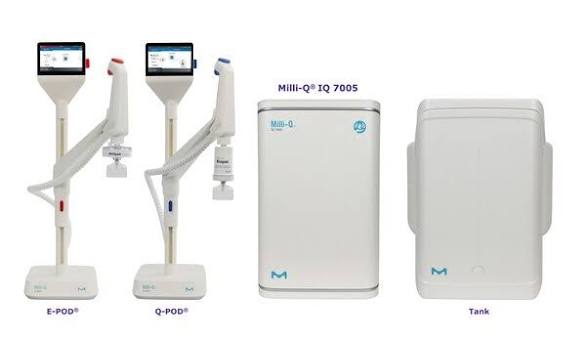 Система очистки воды Milli-Q® IQ 7005 (получение сверхчистой и чистой воды) — вода типов 1 и 2, 5 л/ч